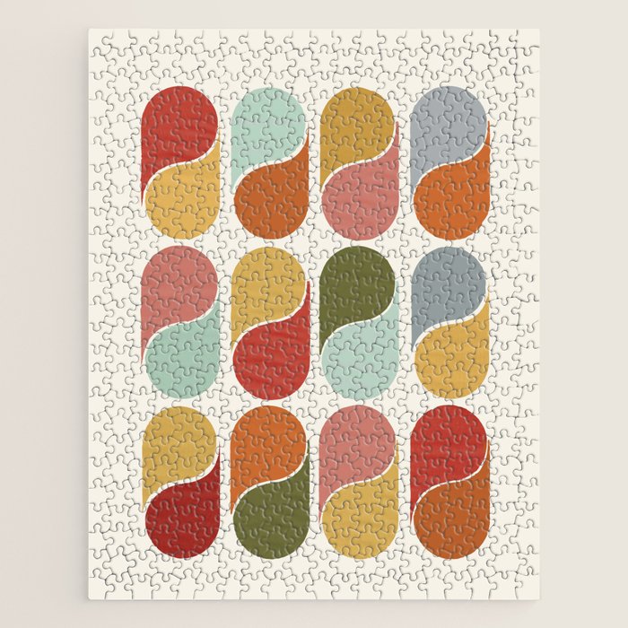 Colorful modern abstract Jigsaw Puzzle Gallery Image 1