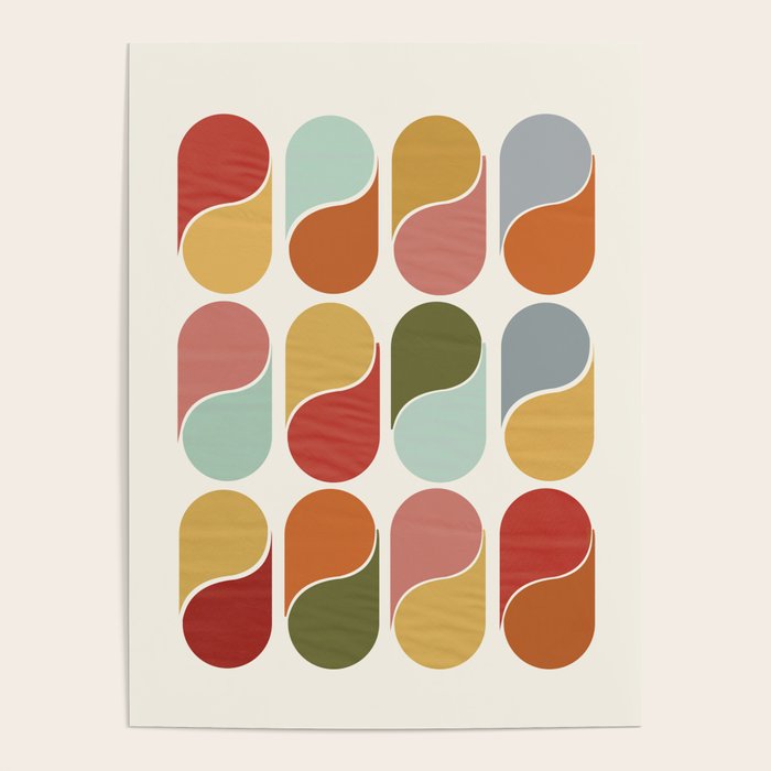 Colorful modern abstract Poster Gallery Image 1