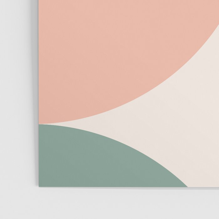 Bauhaus Mid Century Modern Geometric II Natural Pastel Poster Gallery Image 3