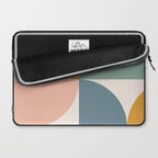 Bauhaus Mid Century Modern Geometric II Natural Pastel Laptop Sleeve Gallery Image 2