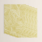 Authentic Aboriginal Art - The Fields (Mustard2) Wrapping Paper Gallery Image 3