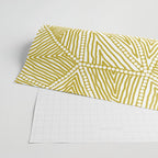 Authentic Aboriginal Art - The Fields (Mustard2) Wrapping Paper Gallery Image 2