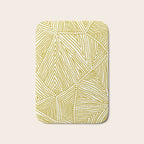 Authentic Aboriginal Art - The Fields (Mustard2) Bath Mat Gallery Image 1