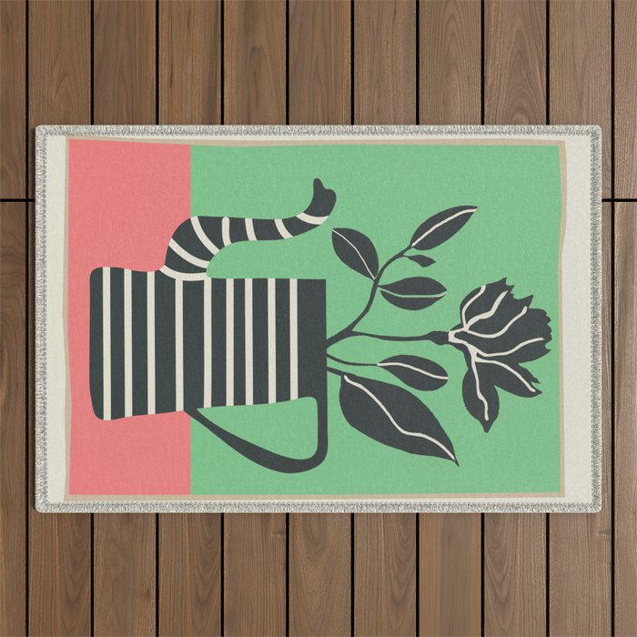 Teapot Garden 2 Outdoor Rug Gallery Image 1