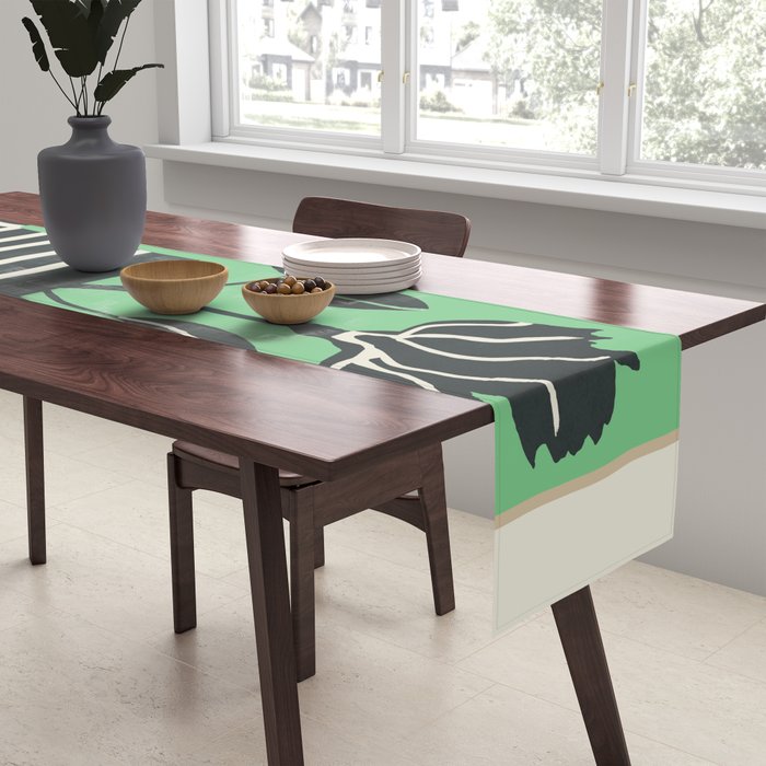 Teapot Garden 2 Table Runner Gallery Image 2