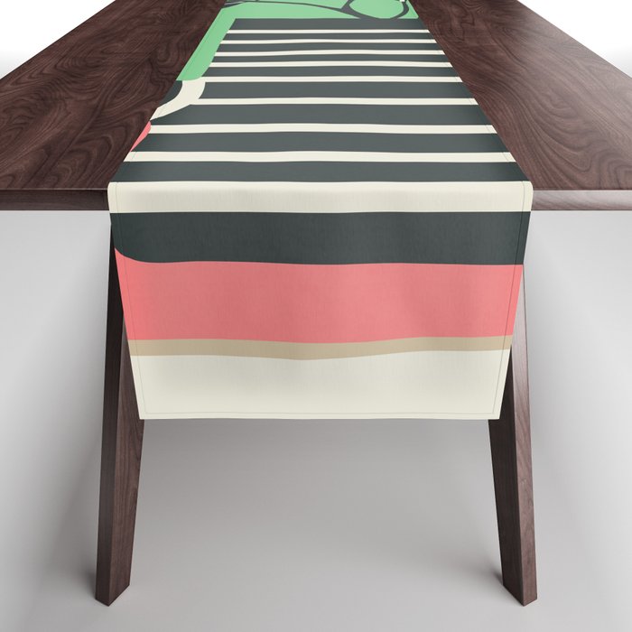 Teapot Garden 2 Table Runner Gallery Image 1