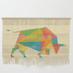 Fractal Geometric Bull Wall Hanging Gallery Image 1