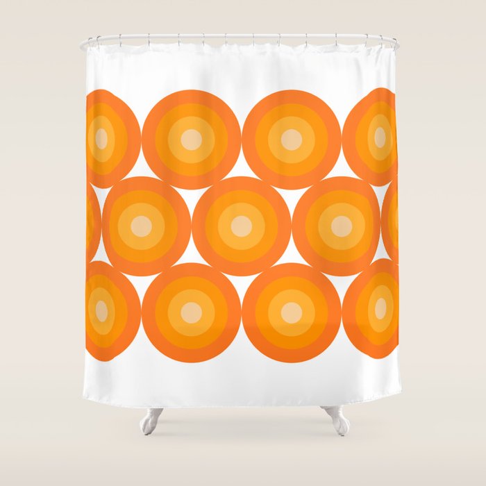 Retro 05 Shower Curtain Gallery Image 1
