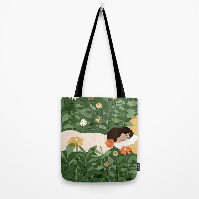 Sleeping on the books Tote Bag Gallery Image 2