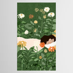 Sleeping on the books Tablecloth Gallery Image 2