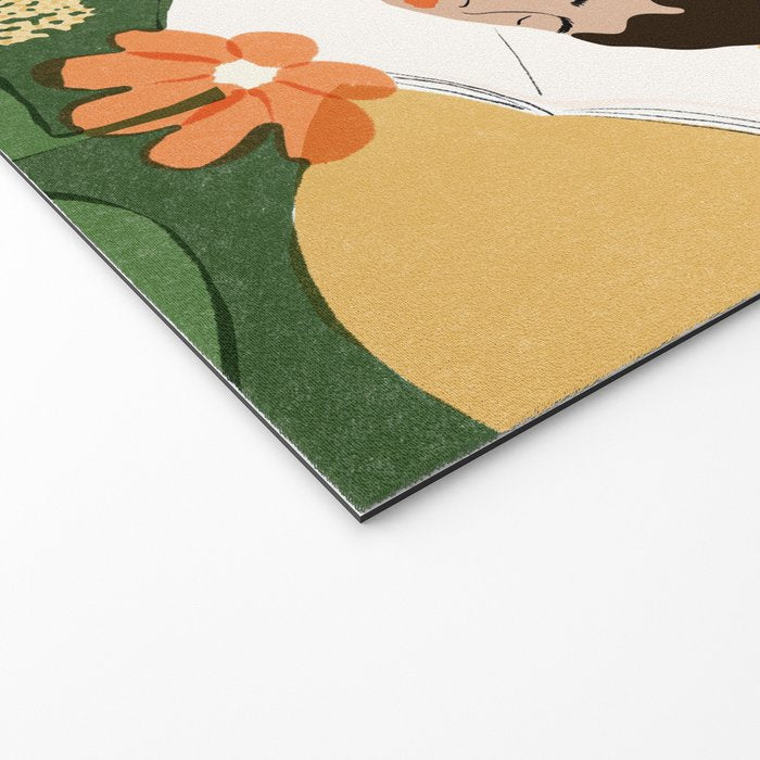 Sleeping on the books Welcome Mat Gallery Image 2
