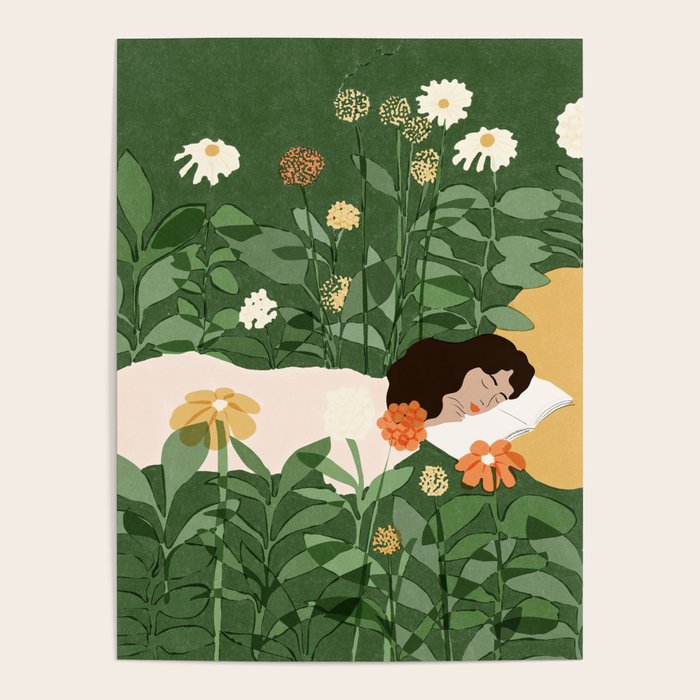 Sleeping on the books Poster Gallery Image 1