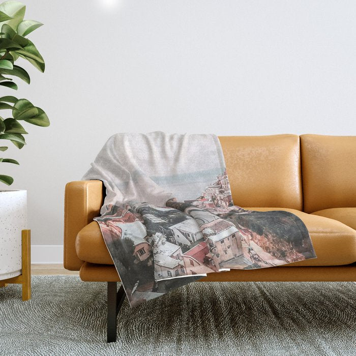 Italy Coast Amalfi Throw Blanket Gallery Image 1