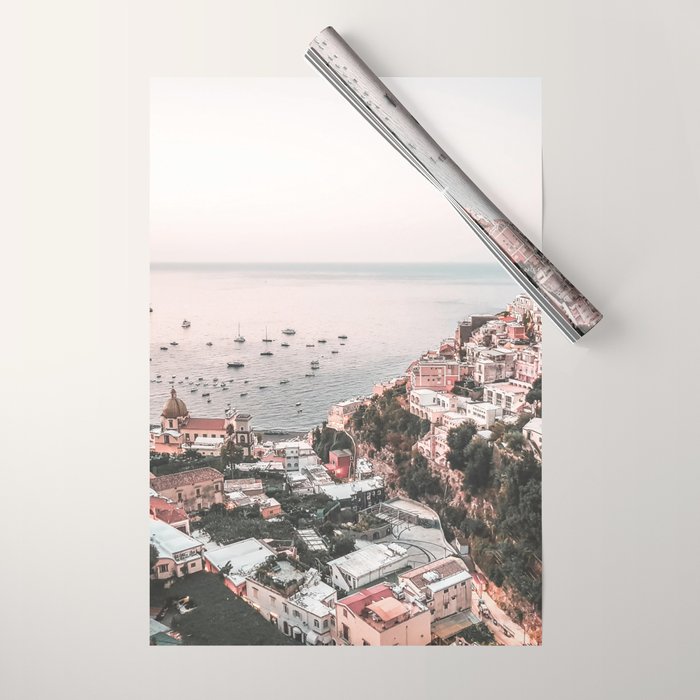 Italy Coast Amalfi Wrapping Paper Gallery Image 1