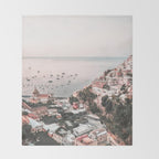 Italy Coast Amalfi Throw Blanket Gallery Image 2