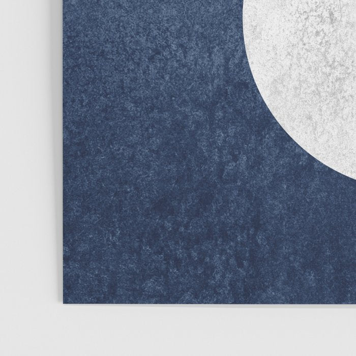 Woodblock navy 2 Mid century modern Poster Gallery Image 3