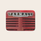 Vintage Farmall M Grill Antique Red Tractor Bath Mat Gallery Image 1