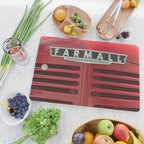 Vintage Farmall M Grill Antique Red Tractor Cutting Board Gallery Image 2