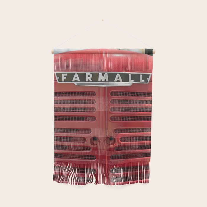 Vintage Farmall M Grill Antique Red Tractor Wall Hanging Gallery Image 1