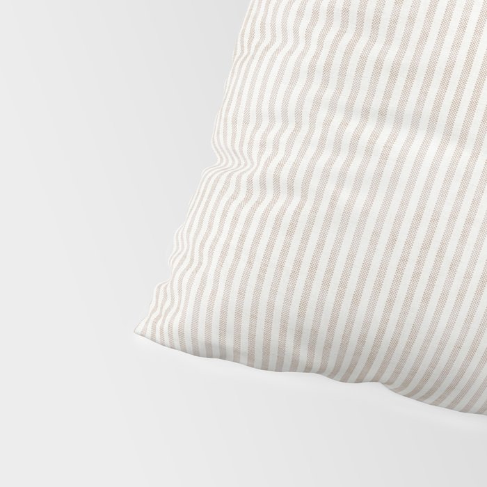  AEGEAN WIDE TICKING STRIPE JUTE Pillow Sham Gallery Image 4