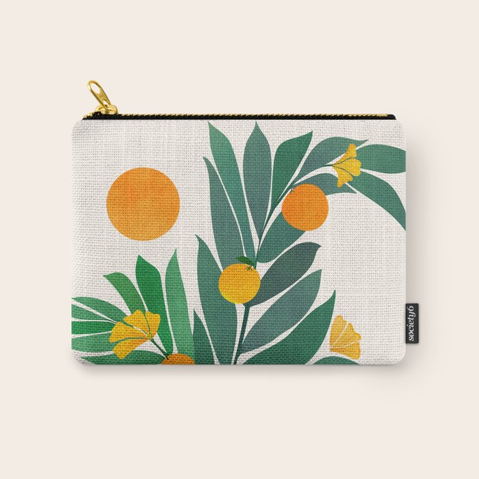 Summer's End With Oranges Carry All Pouch Gallery Image 1