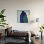 Glass vases II Wood Wall Art Gallery Image 2