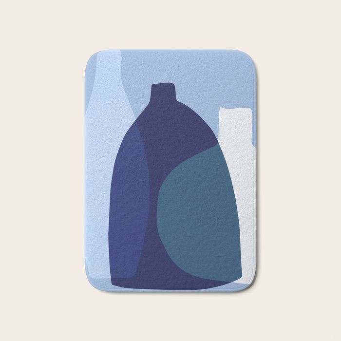 Glass vases II Bath Mat Gallery Image 1