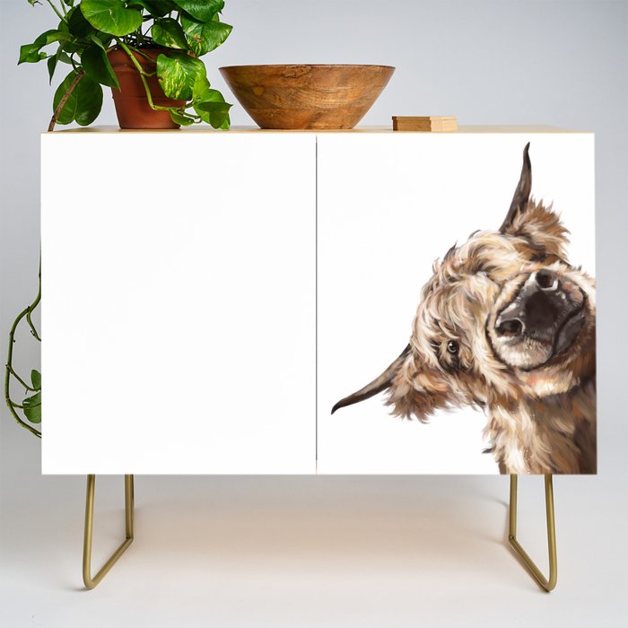 Sneaky Highland Cow Credenza Gallery Image 1