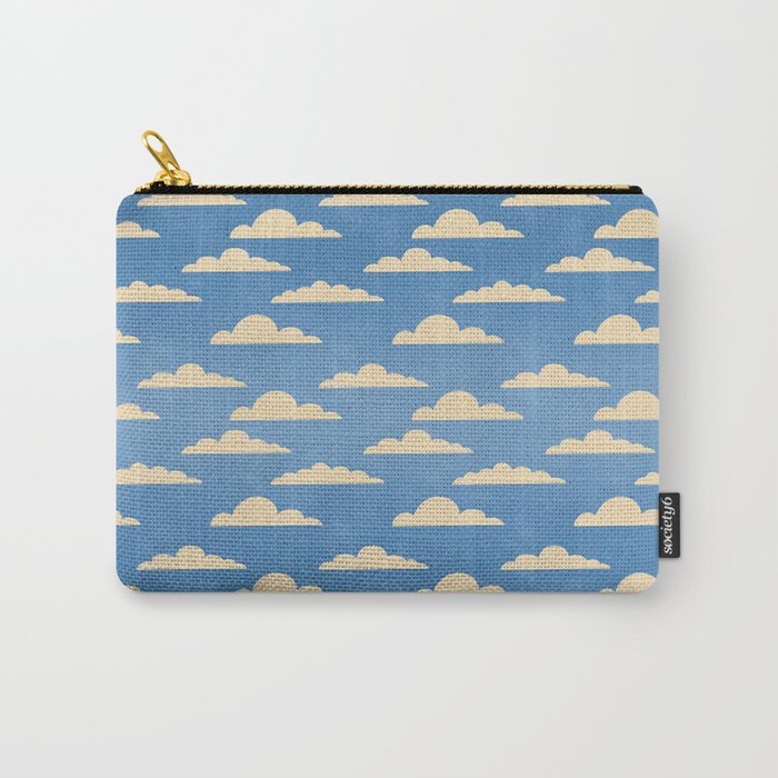 cartoony clouds Carry All Pouch Gallery Image 1