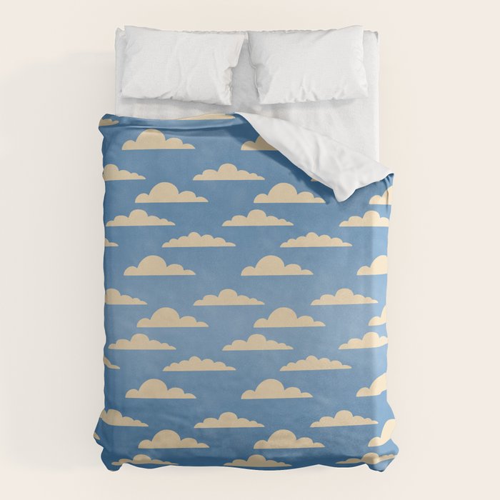 cartoony clouds Duvet Cover Gallery Image 6