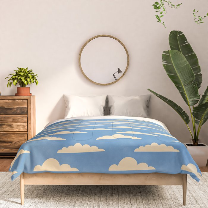 cartoony clouds Comforter Gallery Image 3