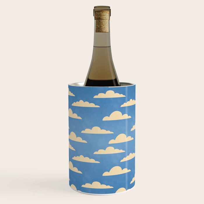 cartoony clouds Wine Chiller Gallery Image 1