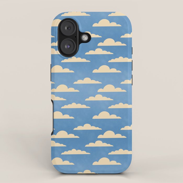 cartoony clouds iPhone Case Gallery Image 1