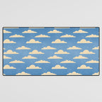 cartoony clouds Desk Mat Gallery Image 3