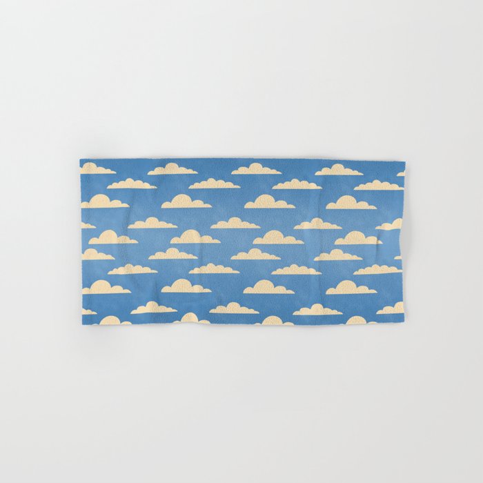 cartoony clouds Bath Towel Gallery Image 1
