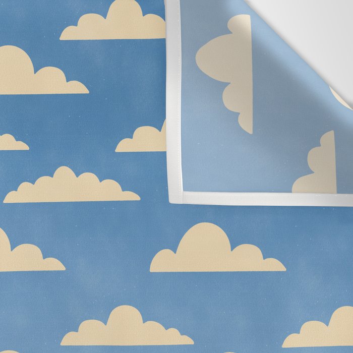 cartoony clouds Wall Tapestry Gallery Image 3