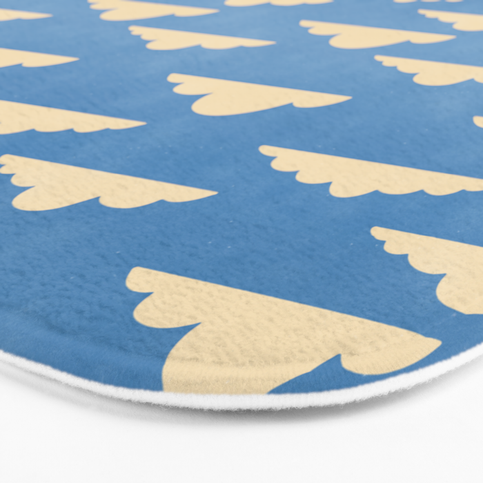 cartoony clouds Bath Mat Gallery Image 3