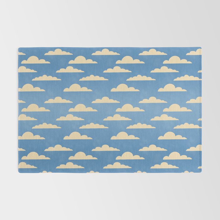 cartoony clouds Rug Gallery Image 2