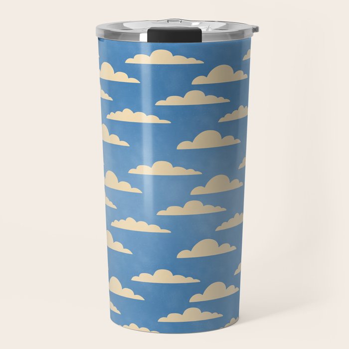 cartoony clouds Travel Mug Gallery Image 1