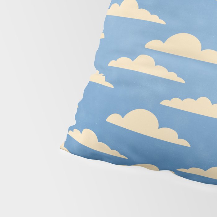 cartoony clouds Pillow Sham Gallery Image 4