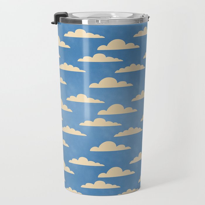 cartoony clouds Travel Mug Gallery Image 3