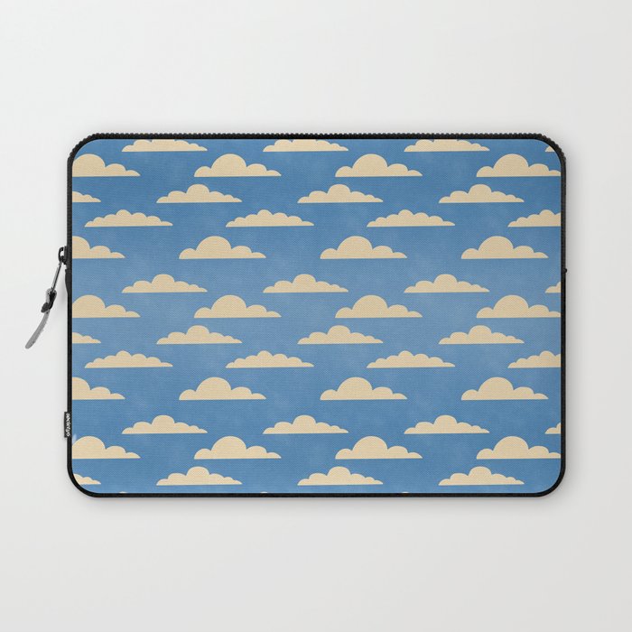 cartoony clouds Laptop Sleeve Gallery Image 1
