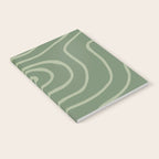 Topographic Map / Grayish Green Notebook Gallery Image 2