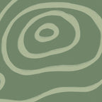 Topographic Map / Grayish Green Coffee Mug Gallery Image 2