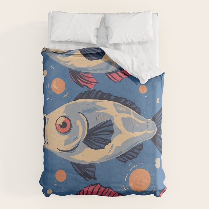 Sardines  Duvet Cover Gallery Image 6