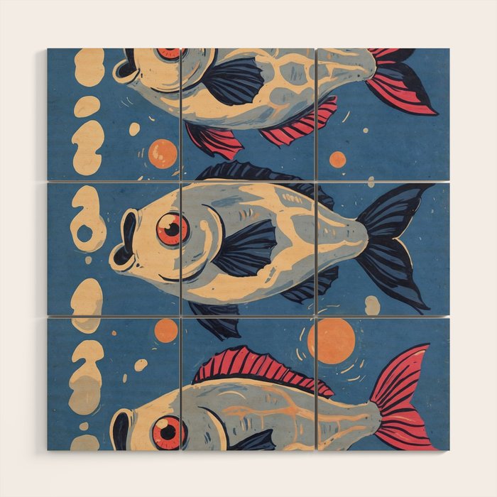 Sardines  Wood Wall Art Gallery Image 1