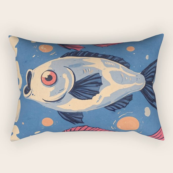 Sardines  Rectangular Pillow Gallery Image 1