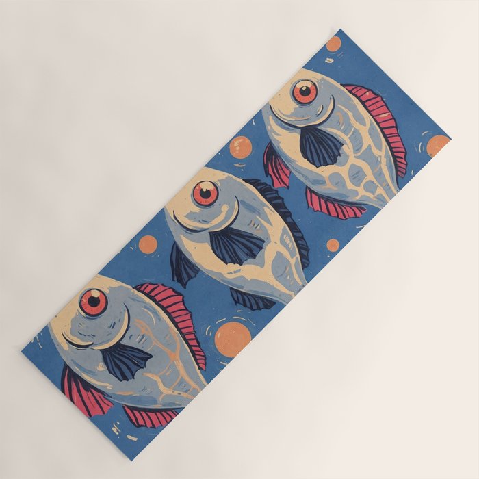 Sardines  Yoga Mat Gallery Image 1