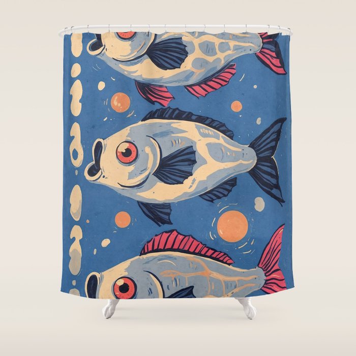 Sardines  Shower Curtain Gallery Image 1