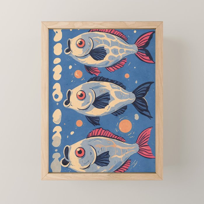 Sardines  Mini Art Print Gallery Image 1